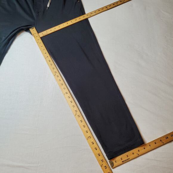 Vuori Men's Size XXL Ponto Performance Pant Stretch Drawstring Black - Picture 3 of 7